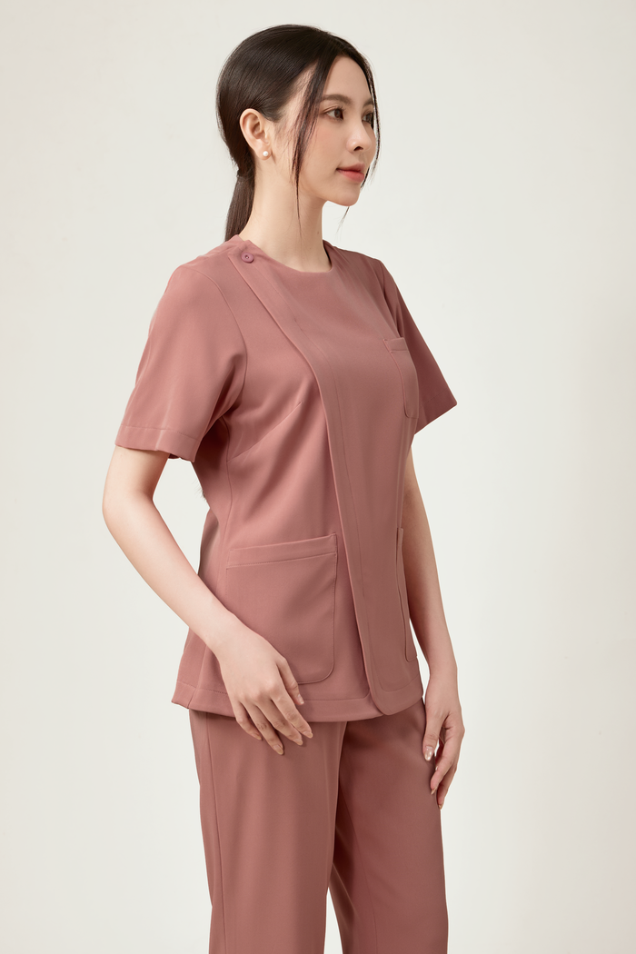 SCRUBS Y2024 PREMIUM HỒNG CAM